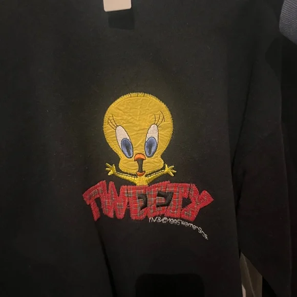 Tweety Black Sweater